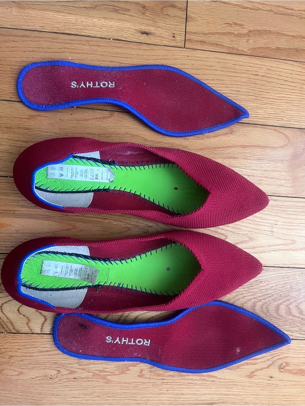 Well loved Rothy’s The Point size 8 - Picture 2 of 5